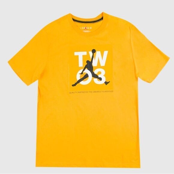 MENS JORDAN MJ LEGACY 2 TEE in Yellow university gold - Picture 3 of 8